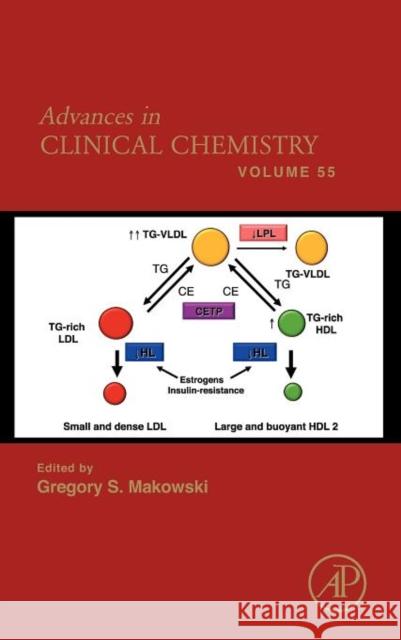 Advances in Clinical Chemistry: Volume 55 Makowski, Gregory S. 9780123870421 0