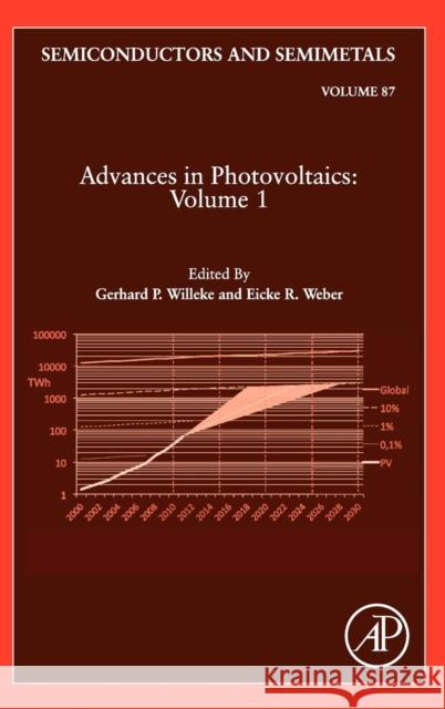Advances in Photovoltaics: Part 1: Volume 87 Willeke, Gerhard P. 9780123884190 ACADEMIC PRESS