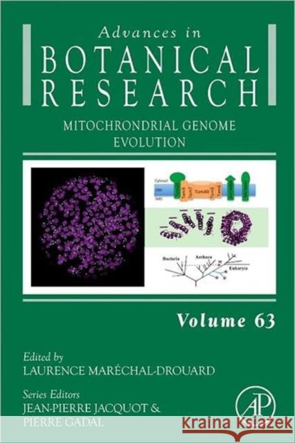 Mitochondrial Genome Evolution: Volume 63 Marechal-Drouard, Laurence 9780123942791 ACADEMIC PRESS