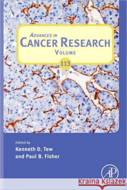 Advances in Cancer Research: Volume 113 Fisher, Paul B. 9780123942807 0