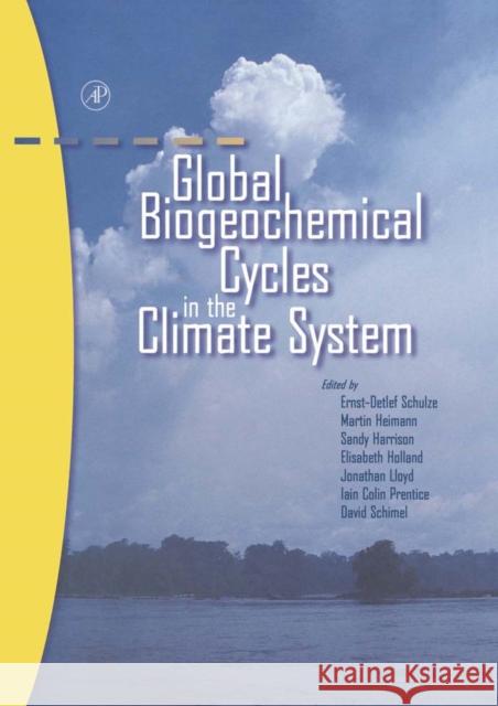 Global Biogeochemical Cycles in the Climate System Sandy Harrison Ernst-Detlef Schulze Elisabeth Holland 9780126312607