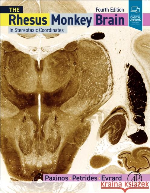 The Rhesus Monkey Brain in Stereotaxic Coordinates Paxinos, George 9780128158524