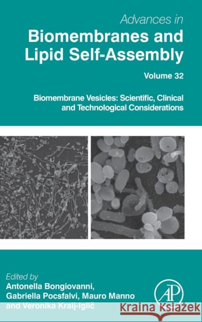 Biomembrane Vesicles: Scientific, Clinical and Technological Considerations: Volume 32 Bongiovanni, Antonella 9780128209684