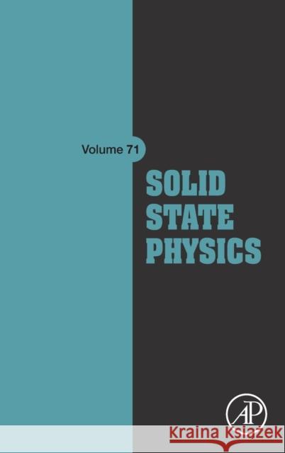 Solid State Physics: Volume 71 Stamps, Robert L. 9780128220238 Academic Press