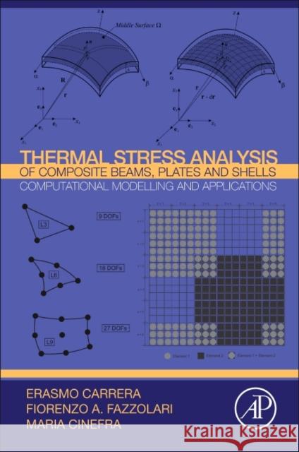 Thermal Stress Analysis of Composite Beams, Plates and Shells: Computational Modelling and Applications Carrera, Erasmo 9780128498927