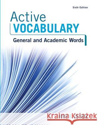 Active Vocabulary Amy E. Olsen 9780134119694 Longman Publishing Group