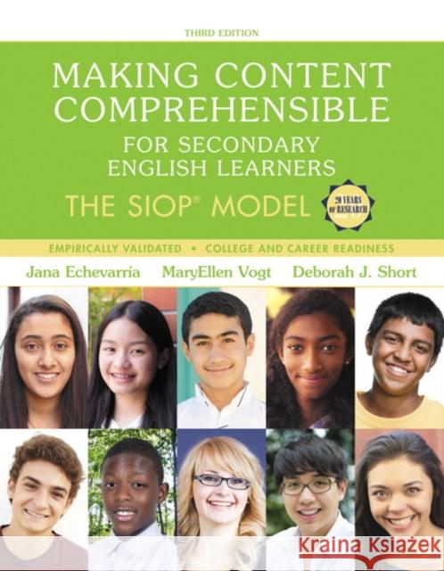 Making Content Comprehensible for Secondary English Learners: The Siop Model Echevarria, Jana 9780134530093 Pearson Education (US)