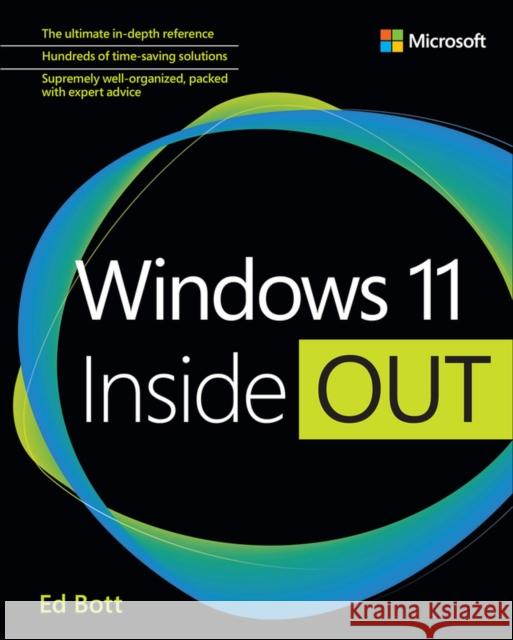 Windows 11 Inside Out Bott, Ed 9780137691333