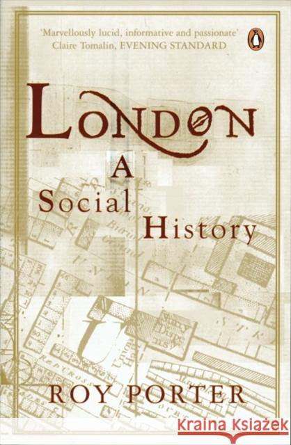 London: A Social History Roy Porter 9780140105933 0