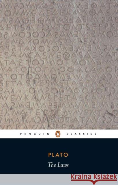 The Laws  Plato 9780140449846 Penguin Books Ltd