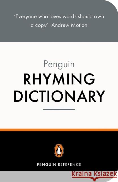The Penguin Rhyming Dictionary Rosalind Fergusson 9780140511369 Penguin Books Ltd