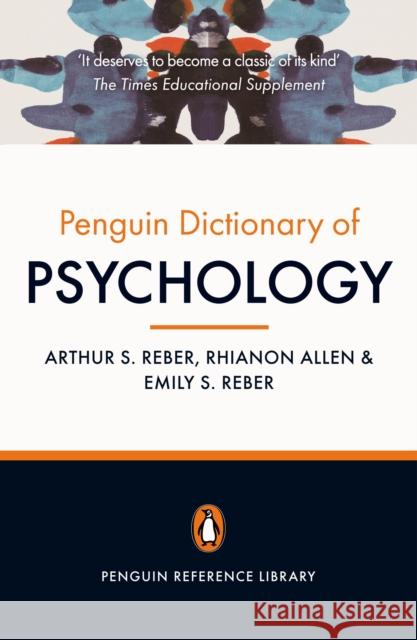 The Penguin Dictionary of Psychology (4th Edition) Rhianon Allen 9780141030241