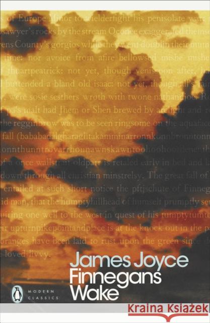 Finnegans Wake James Joyce 9780141183114 Penguin Books Ltd