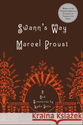 Swann's Way Marcel Proust Christopher Prendergast Lydia Davis 9780142437964 Penguin Books
