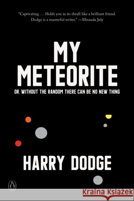 My Meteorite: Or, Without the Random There Can Be No New Thing Harry Dodge 9780143134367 Penguin Books