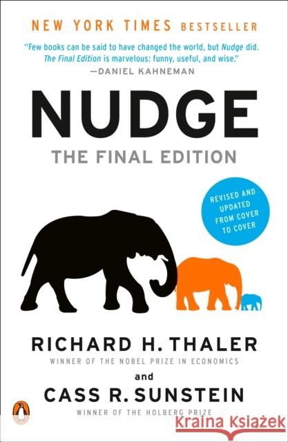 Nudge: The Final Edition Richard H. Thaler Cass R. Sunstein 9780143137009 Penguin Books