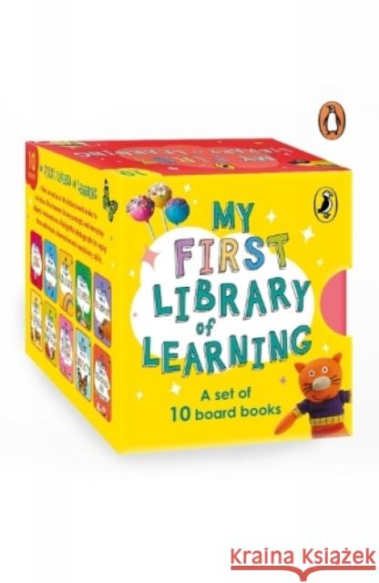 My First Library of Learning: Box Set, Complete Collection of 10 Early Learning Board Books for Super Kids, 0 to 3 Abc, Colours, Opposites, Numbers, A India, Penguin 9780143452768 Penguin
