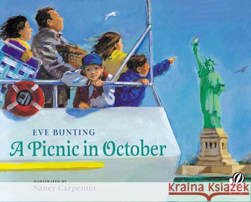 A Picnic in October Eve Bunting Nancy Carpenter 9780152050658 