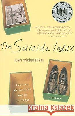 The Suicide Index Wickersham, Joan 9780156033800 Mariner Books