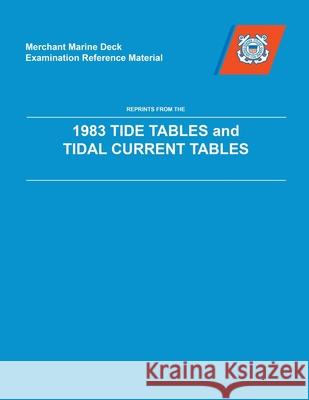 MMDREF Tide Tables & Tidal Current Tables 1983 Us Coast Guard 9780160426889 Paradise Cay Publications