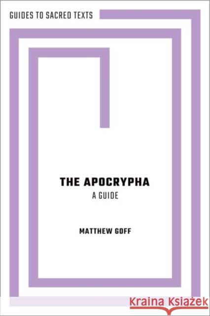 The Apocrypha: A Guide Matthew Goff 9780190060732