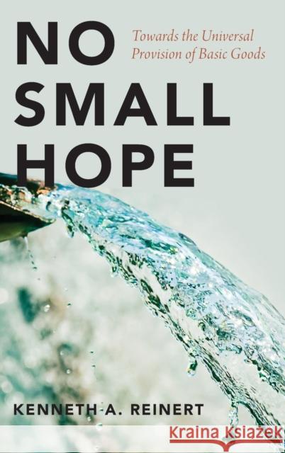 No Small Hope: Towards the Universal Provision of Basic Goods Kenneth A. Reinert 9780190499440