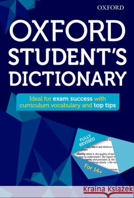 Oxford Student's Dictionary Oxford Dictionaries 9780192742391 Oxford University Press