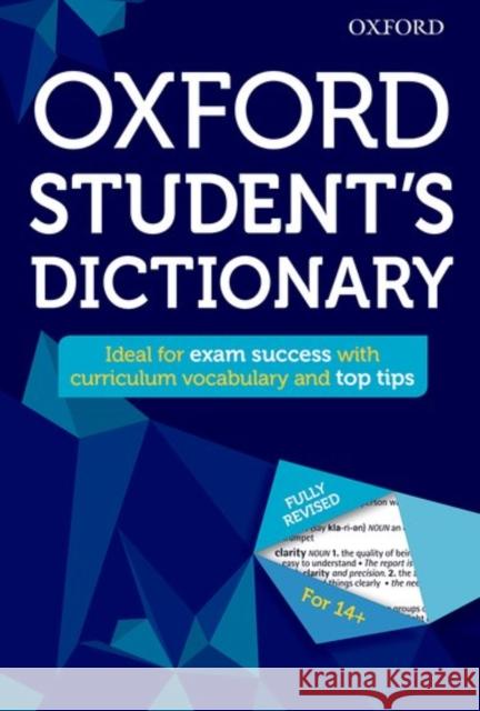 Oxford Student's Dictionary Oxford Dictionaries 9780192742391 