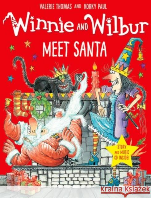 Winnie and Wilbur Meet Santa with audio CD Valerie Thomas 9780192747914