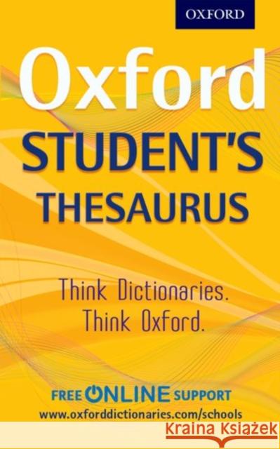 Oxford Student's Thesaurus Oxford Dictionaries 9780192749390