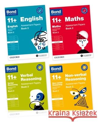 11+: Bond 11+ Assessment Papers Book 2 9-10 years bundle Various   9780192780416 Oxford University Press