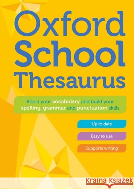 Oxford School Thesaurus Oxford Dictionaries 9780192786753