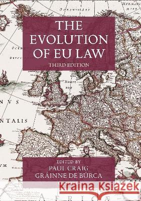 The Evolution of Eu Law Paul Craig Gr 9780192846556 Oxford University Press, USA