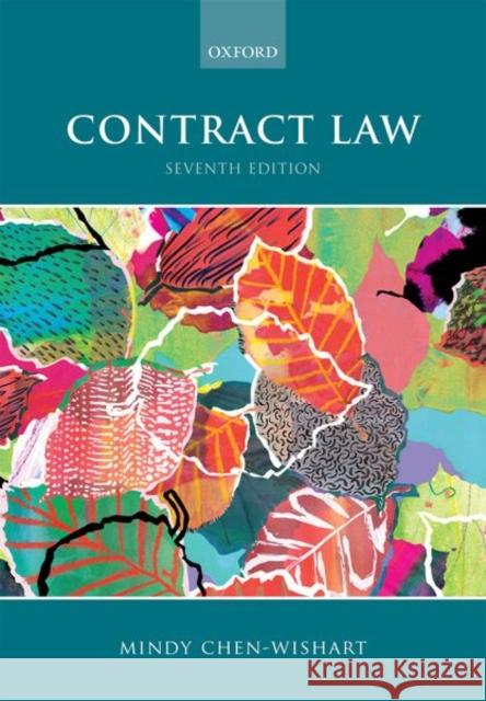 Contract Law Mindy Chen-Wishart 9780192848635 Oxford University Press