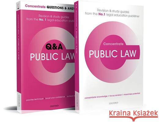 Public Law Revision Pack 2021 Clements, Richard 9780192857613