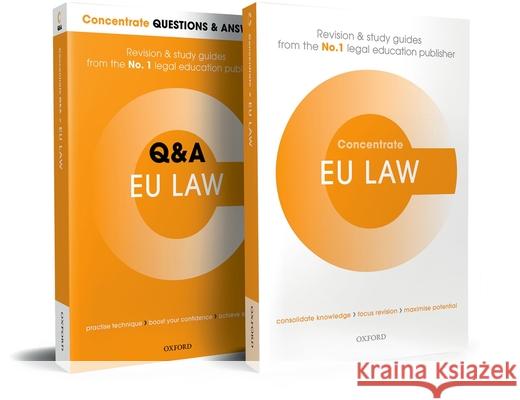 European Union Law Revision Concentrate Pack Homewood, Matthew, Foster, Nigel 9780192859686