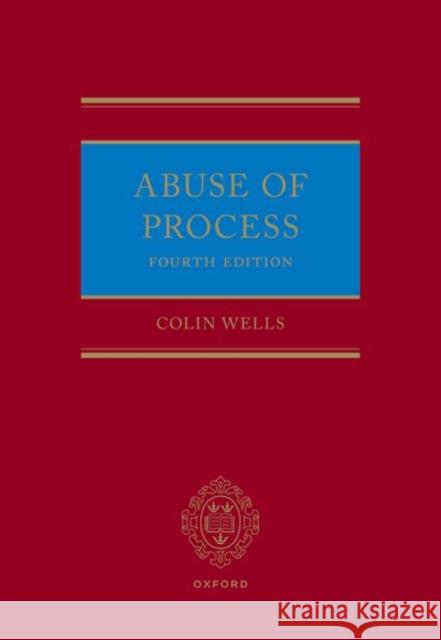Abuse of Process  9780192859945 Oxford University Press