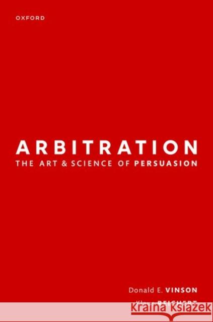 Arbitration Vinson 9780192867902