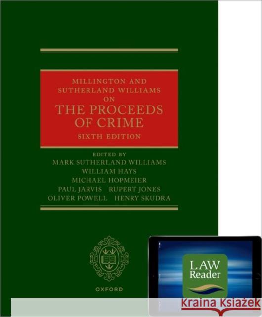 Millington and Sutherland on the Proceeds of Crime 6th Edition 2v Set Sutherland 9780192868015