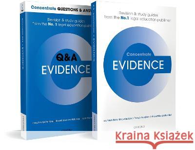 Evidence Revision Concentrate Pack: Law Revision and Study Guide Spencer 9780192885548