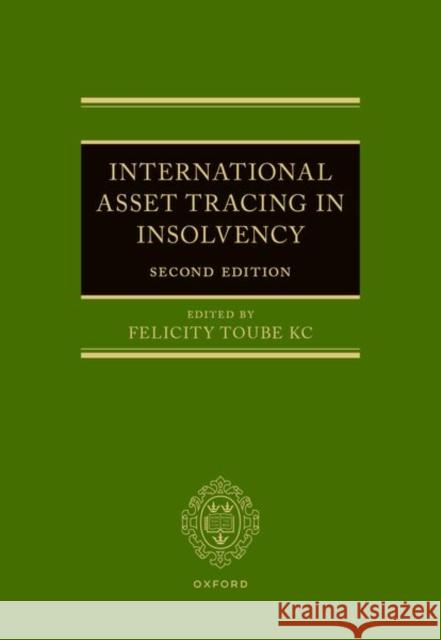 International Asset Tracing in Insolvency  9780192887351 Oxford University Press
