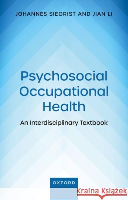 Psychosocial Occupational Health Li 9780192887924 OUP OXFORD