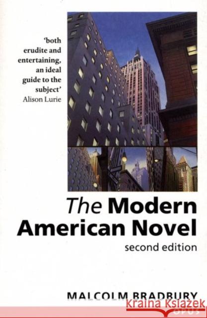 The Modern American Novel Malcolm Bradbury 9780192892348