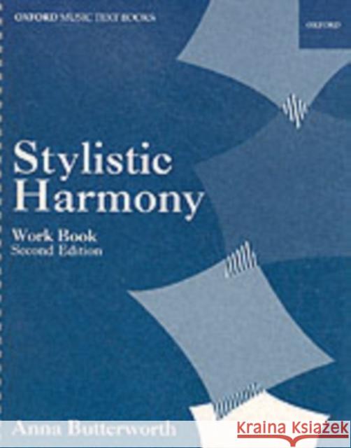 Stylistic Harmony Work Book  9780193210592 OXFORD UNIVERSITY PRESS