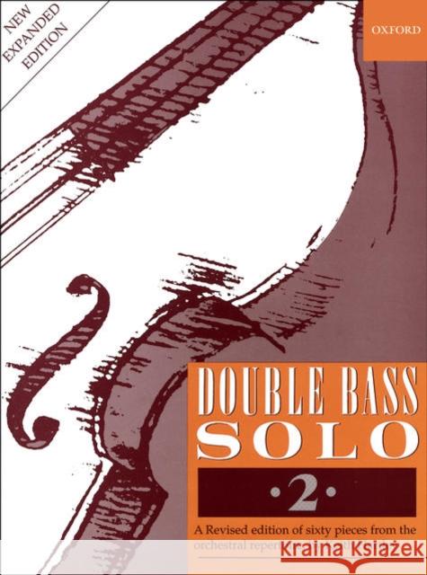 Double Bass Solo 2 Keith Hartley   9780193222489 Oxford University Press