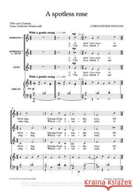 A spotless rose  9780193356214 Oxford University Press