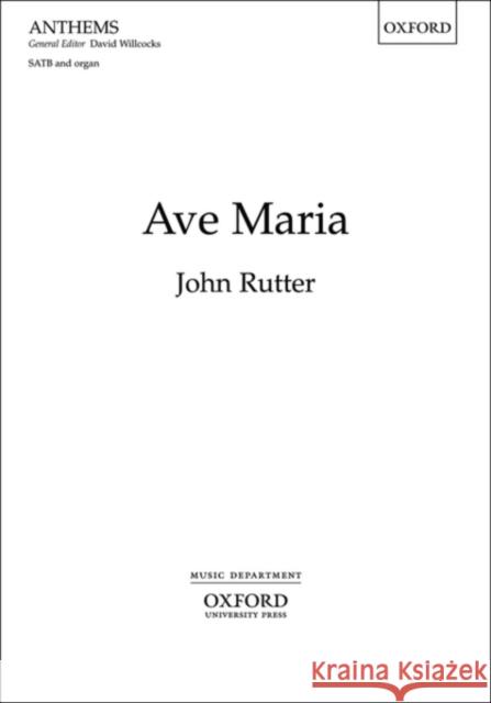 Ave Maria  9780193356634 Oxford University Press