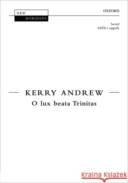 O lux beata Trinitas  9780193359055 Oxford University Press