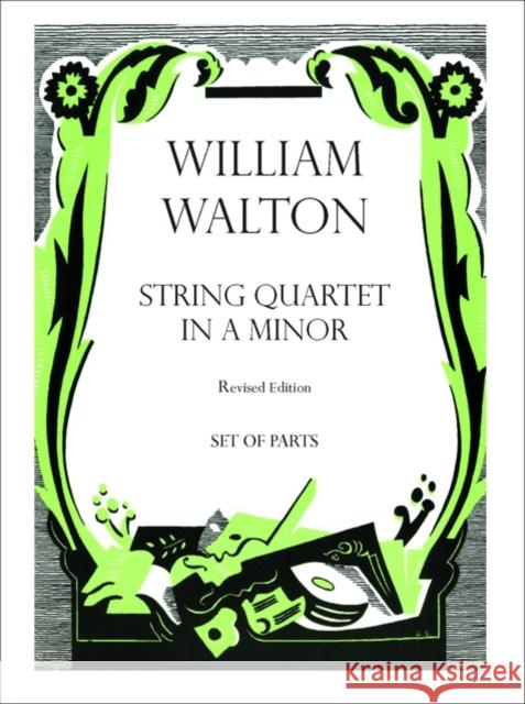 String Quartet in A minor William Walton Hugh MacDonald 9780193366183 Oxford University Press, USA