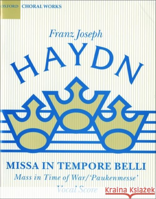 Missa in Tempore Belli (Mass in Time of War/Paukenmesse)  9780193367920 Oxford University Press